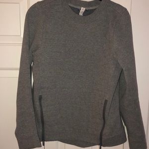 Grey crew neck